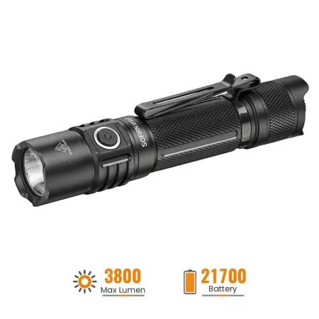 Презареждаем тактически фенер SOFIRN SP35T