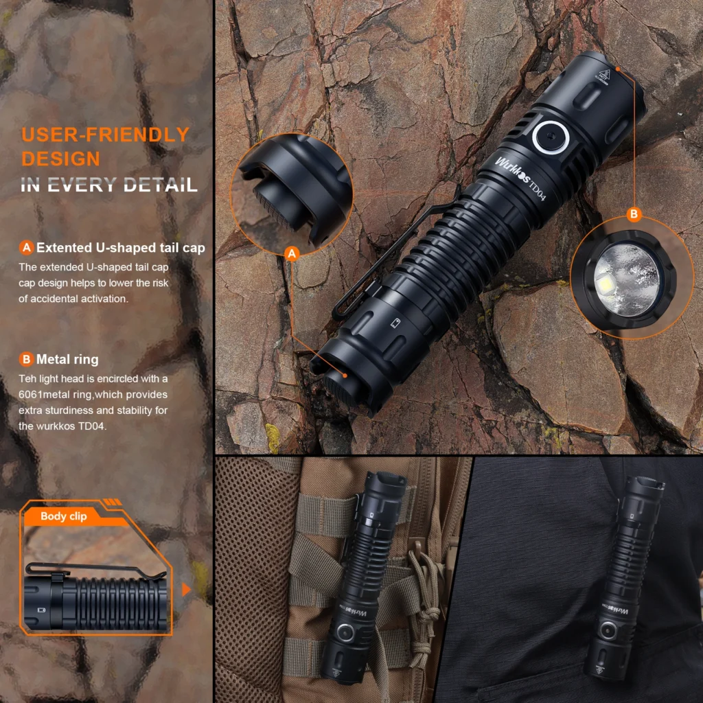 Wurkkos TD04 XHP50D HI Rechargeable
