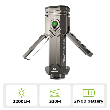 Универсален фенер Wurkkos HD02  3200 Lumens