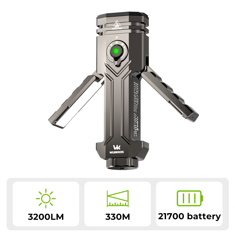 Универсален фенер Wurkkos HD02  3200 Lumens